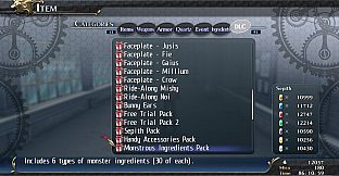 The Legend of Heroes: Trails of Cold Steel - Monstrous Ingredients Pack