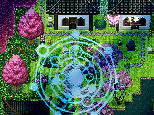 绽于枝垂樱下~Flowering Across the Hakugyokurou