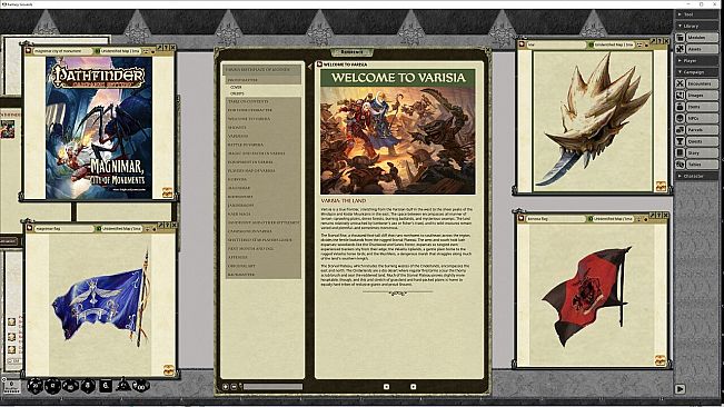 Fantasy Grounds - Pathfinder RPG - Pathfinder Player Companion: Varisia, Birthplace of Legends