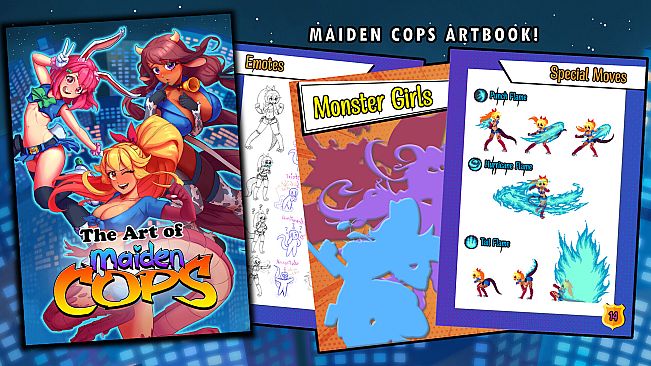 Maiden Cops - Art Book