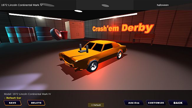 Crash'em Derby - Halloween Paint Job Pack