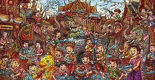 100 Songkran Cats