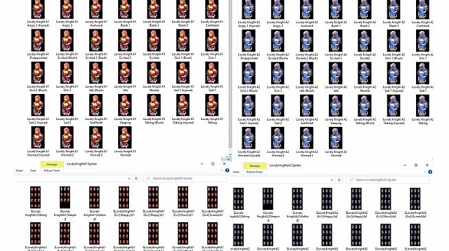 RPG Maker MZ - Lovely Knights Character Assets