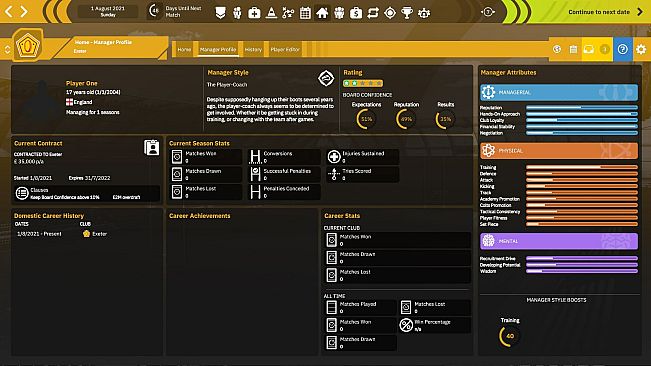 Rugby Union Team Manager 4