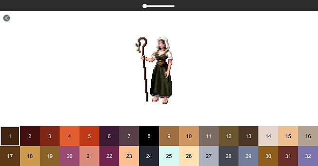 Coloring Pixel - Fantasy Characters