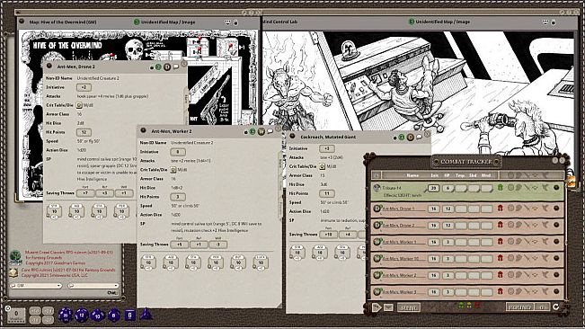 Fantasy Grounds - Mutant Crawl Classics #1: Hive of the Overmind