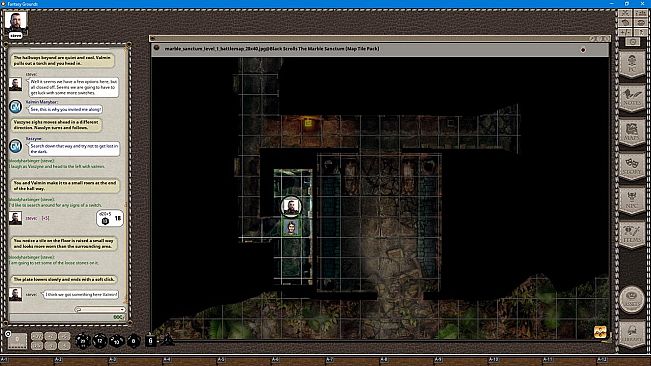 Fantasy Grounds - Black Scrolls The Marble Sanctum