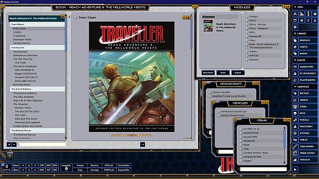 Fantasy Grounds - Traveller - Reach Adventure 9: The Hellworld Heists