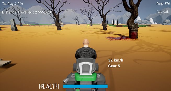 Lawnmower Game: Zombies