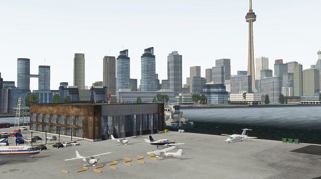 X-Plane 11 - Add-on: Skyline Simulations -  CYTZ - Billy Bishop Toronto City Airport