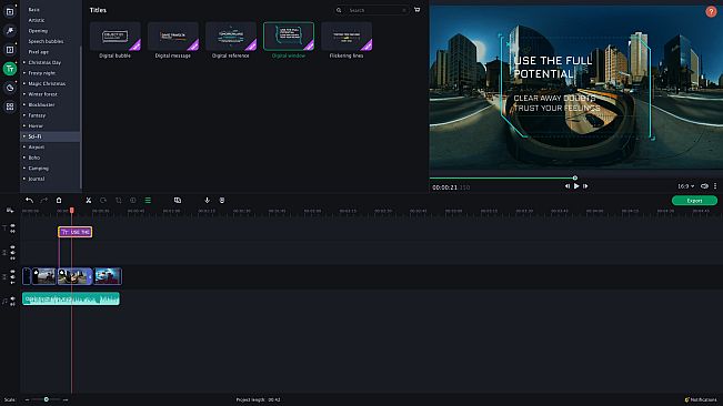 Movavi Slideshow Maker 8 Effects - Cinematic Set