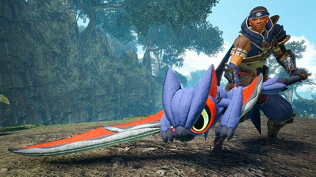 Monster Hunter Rise - "Stuffed Nargacuga" Hunter layered weapon (Long Sword)