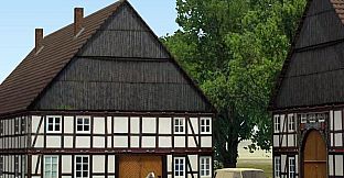 Modellset 1 - Bahnhof, Häuser, Scheunen