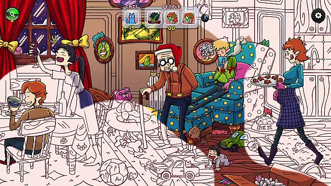 Hidden Cats in Christmas