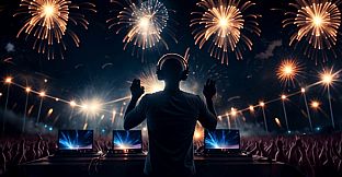 AI-VJ - New Year Visuals