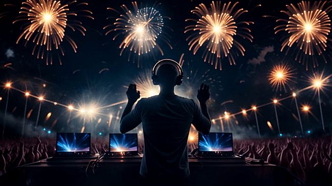 AI-VJ - New Year Visuals