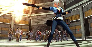 OneeChanbara ORIGIN - Exclusive Lei Costume: Lei's Biker Suit Denim Blue