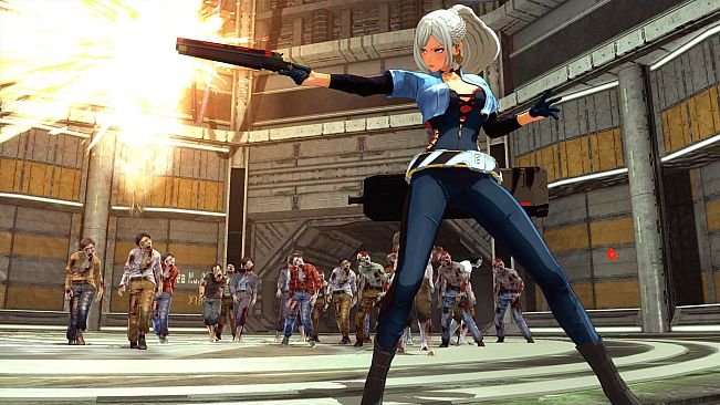 OneeChanbara ORIGIN - Exclusive Lei Costume: Lei's Biker Suit Denim Blue