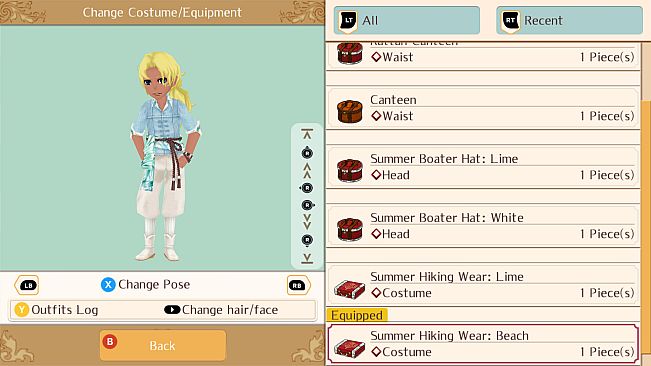 Summer Hiking Wear - WorldNeverland - Daily Life in the Elnea Kingdom - Another Life Adventure