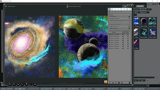 Fantasy Grounds - FG Fantastic Space Map Pack