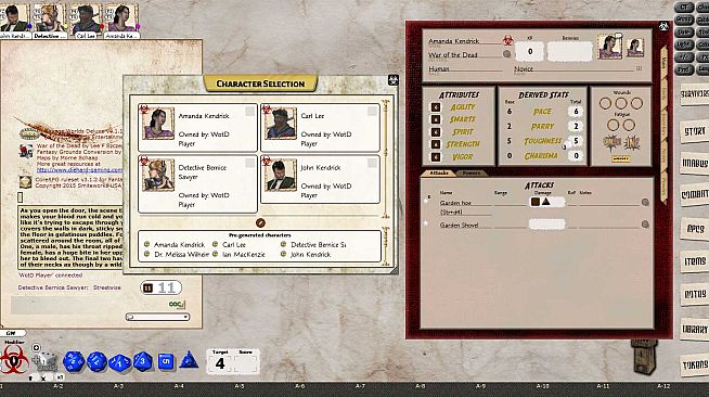 Fantasy Grounds - War of the Dead Chapter 1 for Savage Worlds