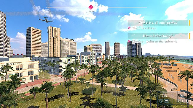 Wet beach adventure