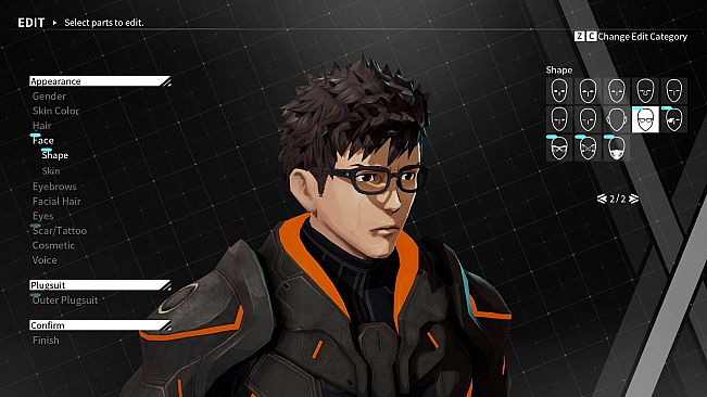 DAEMON X MACHINA - Outer Facial Features Bundle 2
