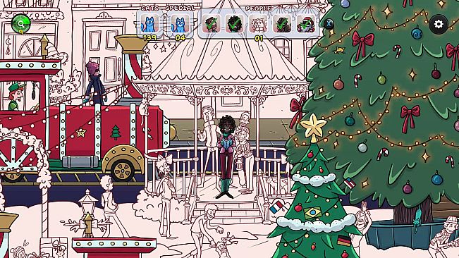 Hidden Cats in Christmas