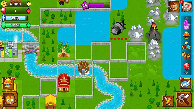 Bloons Monkey City - Sci-Fi City Walls