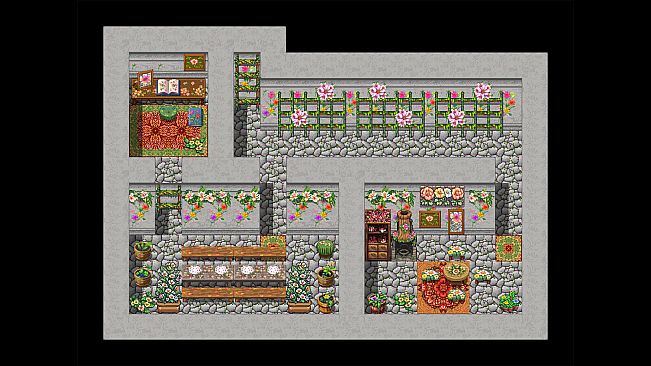 RPG Maker MZ - Emberatix Floral Theme Tileset