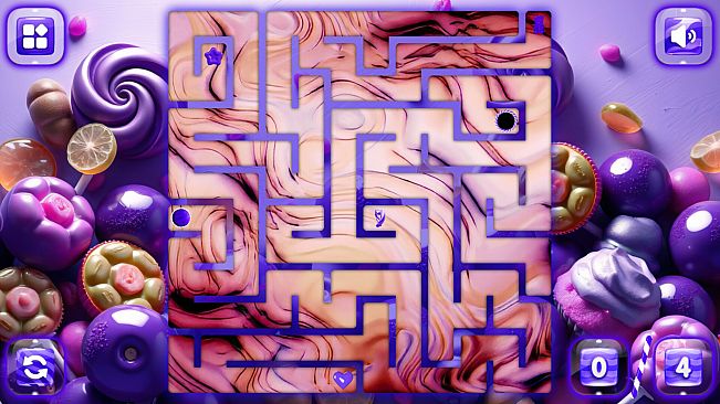 Sweetie Candy Maze: Violet Plum