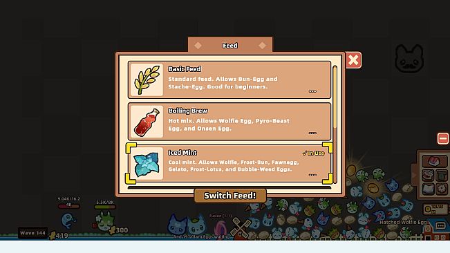 Meowgic Egg Idle