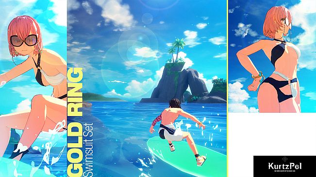 KurtzPel - Gold Ring Swimsuit Costume Set