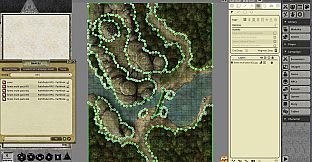 Fantasy Grounds - Pathfinder RPG - Pathfinder Flip-Mat - Forest Multi-Pack