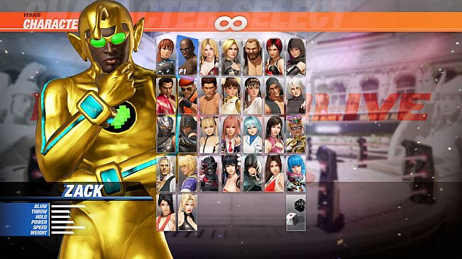 "Nova" Sci-Fi Body Suit (Gold) - Zack