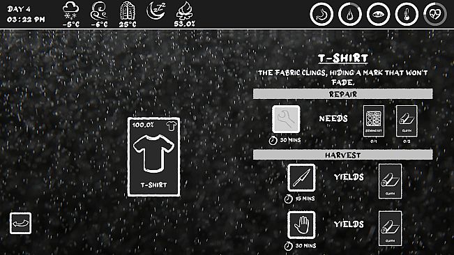 Don't Freeze: A Winter Card Survival