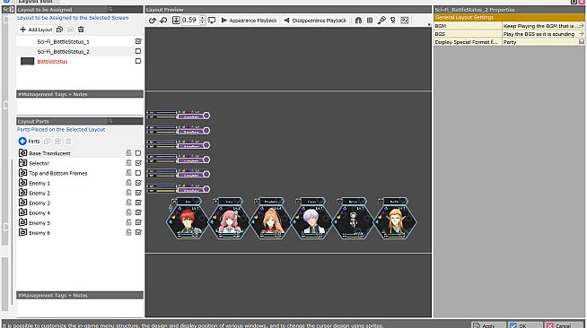 RPG Developer Bakin Layout Data Sci-Fi