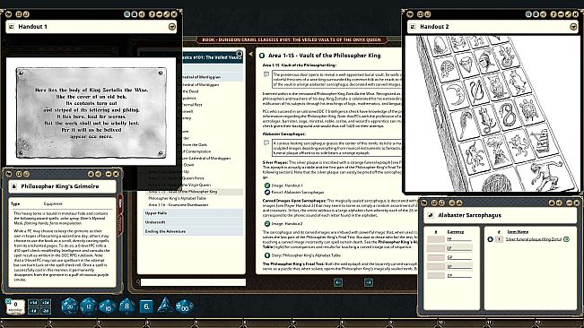 Fantasy Grounds - Dungeon Crawl Classics #101: The Veiled Vaults of the Onyx Queen