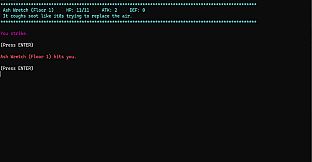 Nick's Text Adventure