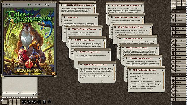 Fantasy Grounds - The Old Margreve - Player's Guide