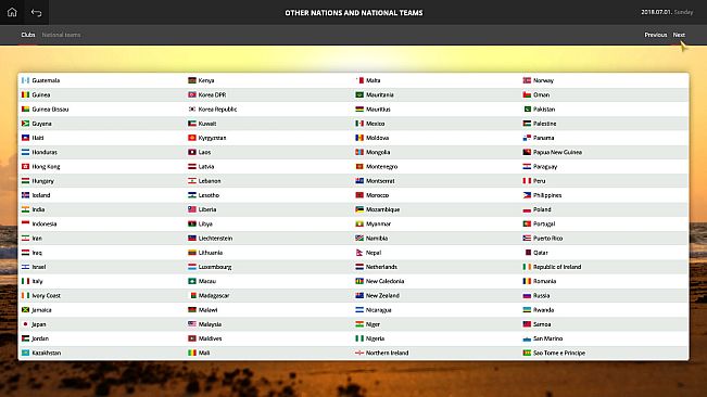 Global Soccer: A Management Game 2018