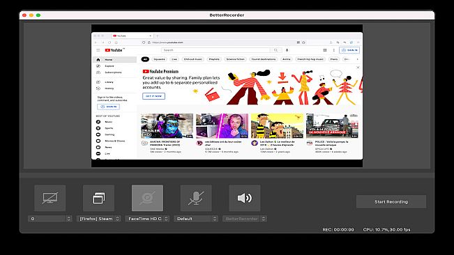 BetterRecorder - Capture Screen, Video, Audio for Mac