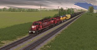 Trainz Plus DLC - CP SD40-2 #5865-5879 Dual Flags