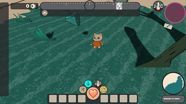 Space Kitten: An Easy Survival Game