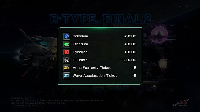 R-Type Final 2 - Ace Pilot Special Training Pack I