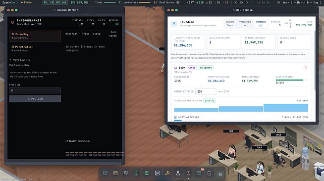 CyberCon: Cybersecurity Tycoon