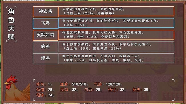 Chicken Hero in Wulin