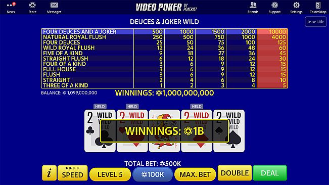 Video Poker by Pokerist