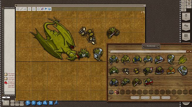 Fantasy Grounds - Brass Dragons (Token Pack)