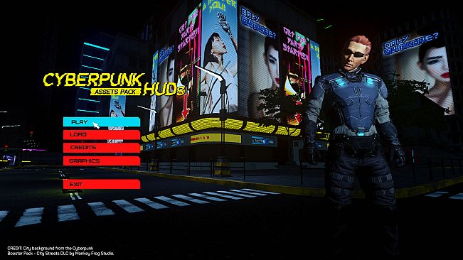 GameGuru MAX Cyberpunk Asset Pack - HUD's